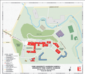 Glendon Campus Map